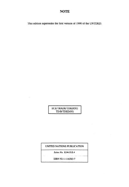 ISO 7372:1993 ISO 7372:1993 - Trade data interchange -- Trade data elements directory - Page 2 preview