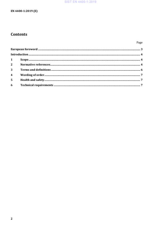 EN 4400-1:2019 EN 4400-1:2019 - Page 4 preview