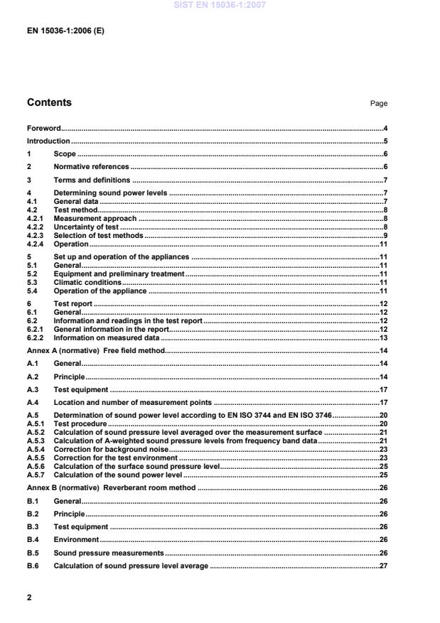 EN 15036-1:2006 EN 15036-1:2007 - Page 4 preview