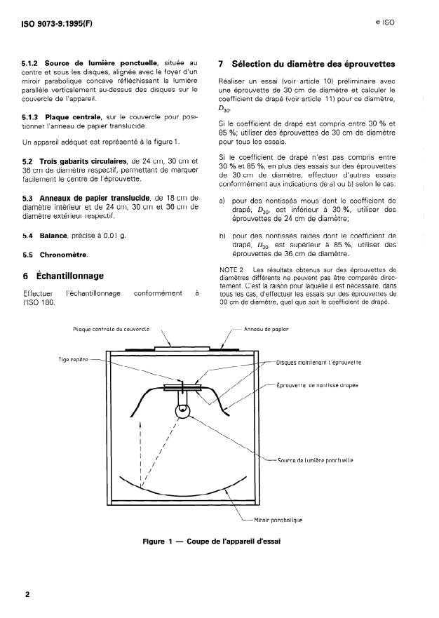 ISO 9073-9:1995 ISO 9073-9:1995 - Textiles -- Méthodes d'essai pour nontissés - Page 4 preview