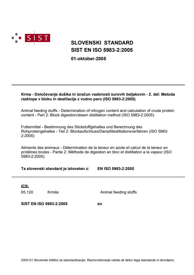 EN ISO 5983-2:2005