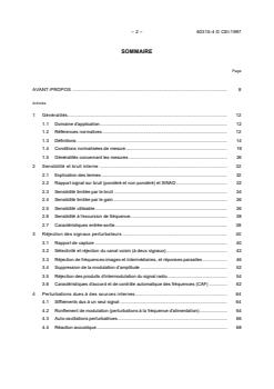 IEC 60315-4:1997 IEC 60315-4:1997 - Methods of measurement on radio receivers for various classes of emission - Part 4: Receivers for frequency-modulated sound broadcasting emissions - Page 4 preview