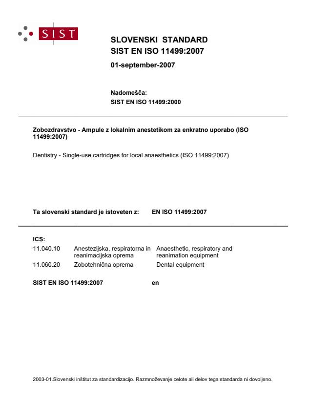 EN ISO 11499:2007