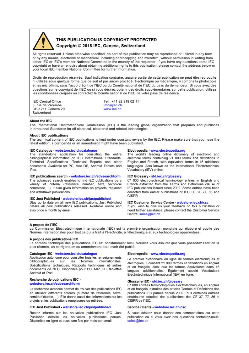IEC 62973-1:2018 IEC 62973-1:2018 - Railway applications - Rolling stock - Batteries for auxiliary power supply systems - Part 1: General requirements - Page 2 preview