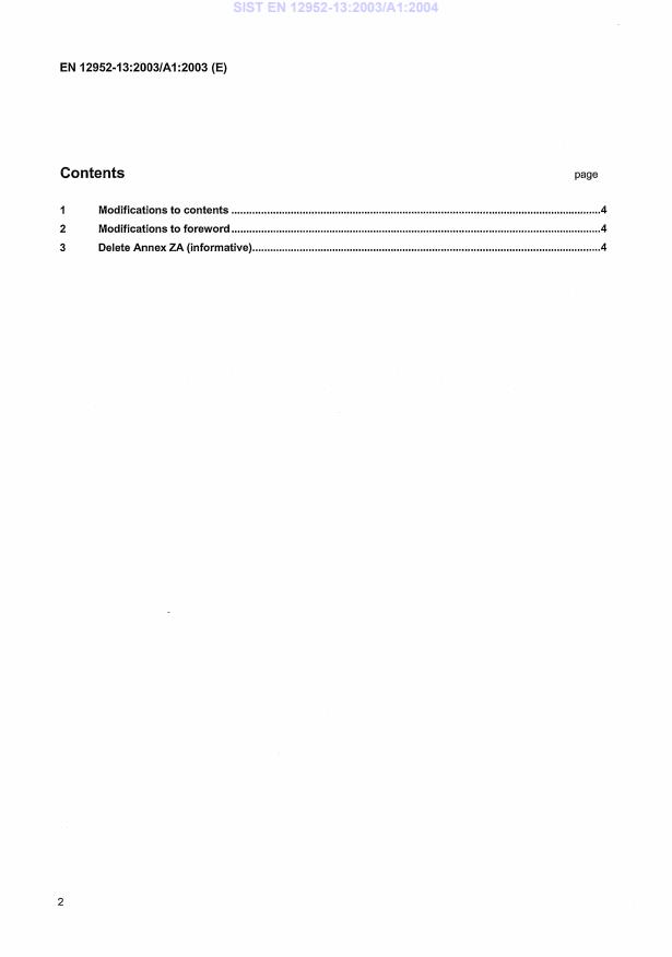 EN 12952-13:2003/A1:2003 EN 12952-13:2003/A1:2004 - Page 4 preview