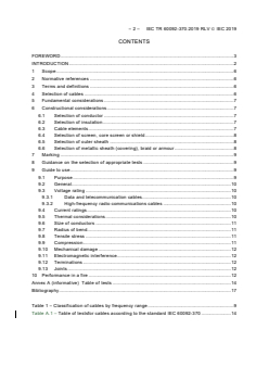 IEC TR 60092-370:2019 IEC TR 60092-370:2019 RLV - Electrical installations in ships - Part 370: Guidance on the selection of cables for telecommunication and data transfer including radio-frequency cables
Released:11/15/2019
Isbn:9782832276334 - Page 4 preview
