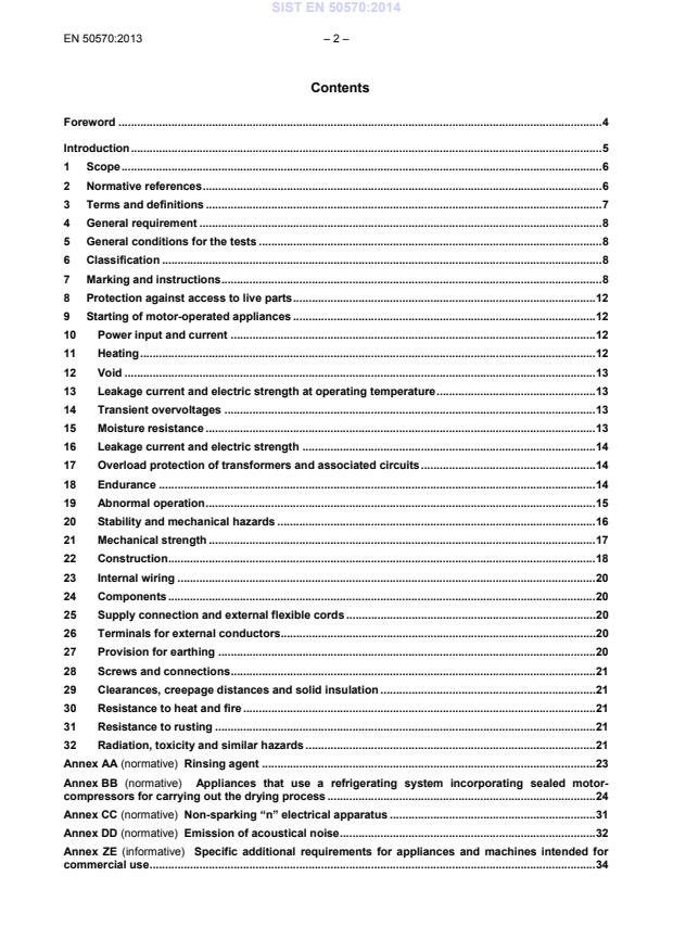 SIST EN 50570:2014 SIST EN 50570:2014 - Page 4 preview