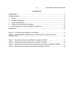 IEC 62343-3-4:2018 IEC 62343-3-4:2018 - Dynamic modules - Part 3-4: Performance specification templates - Multicast optical switches - Page 4 preview