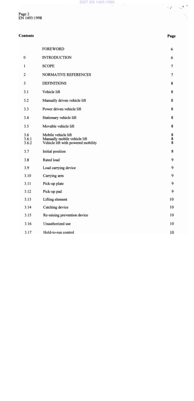 EN 1493:1998 EN 1493:1999 - Page 4 preview