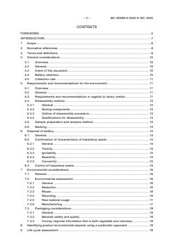 IEC 60086-6:2020 - Primary batteries - Part 6: Guidance on environmental aspects - Page 4 preview