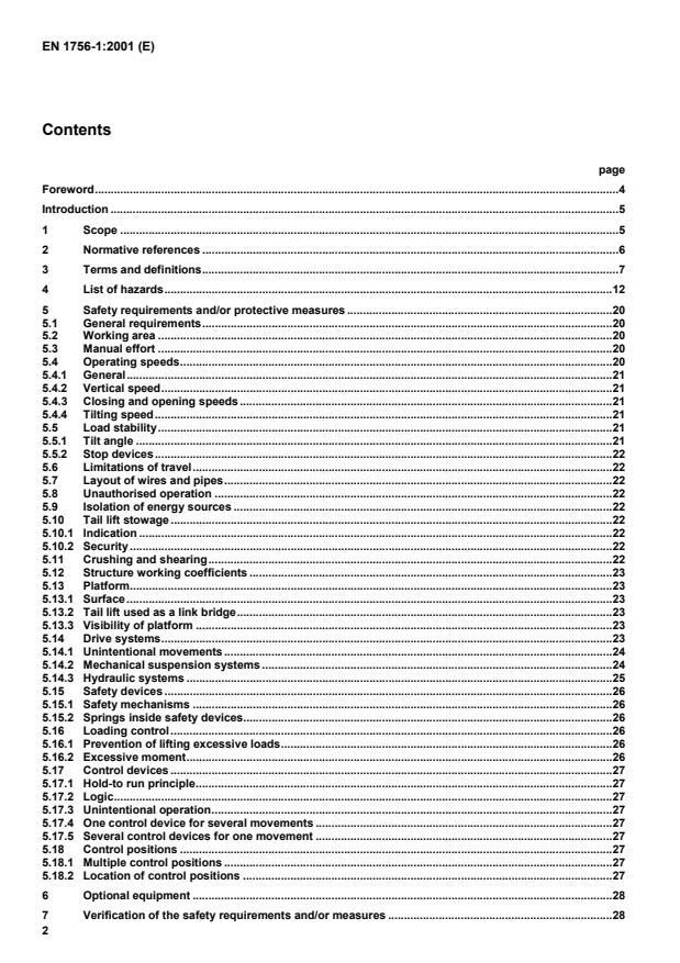 EN 1756-1:2001 EN 1756-1:2002 - Page 4 preview