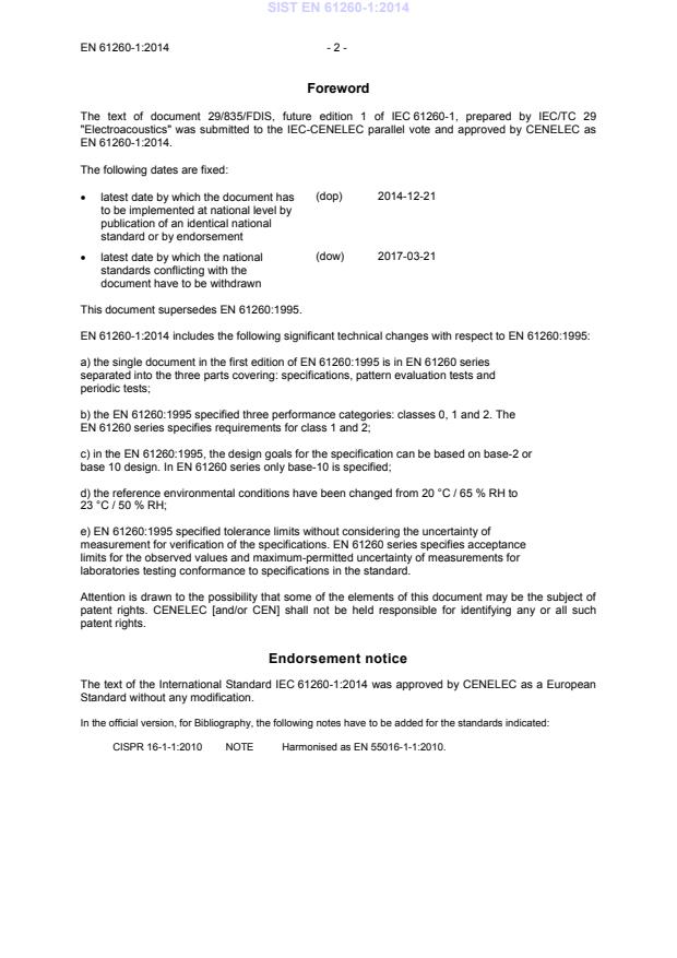 EN 61260-1:2014 EN 61260-1:2014 - Page 4 preview