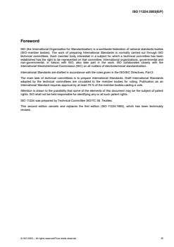 ISO 11224:2003 - Textiles — Web formation and bonding in nonwovens — Vocabulary
Released:3/17/2003 - Page 3 preview