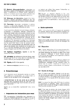 ISO 1841-2:1996 - Viande et produits à base de viande — Détermination de la teneur en chlorures — Partie 2: Méthode potentiométrique
Released:6/27/1996 - Page 4 preview