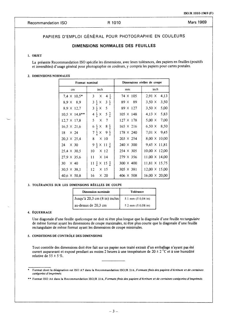 ISO/R 1010:1969 ISO/R 1010:1969 - Title missing - Legacy paper document
Released:1/1/1969