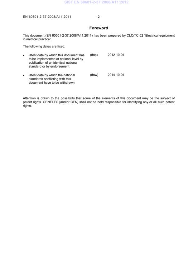 EN 60601-2-37:2008/A11:2011 EN 60601-2-37:2008/A11:2012 - Page 4 preview