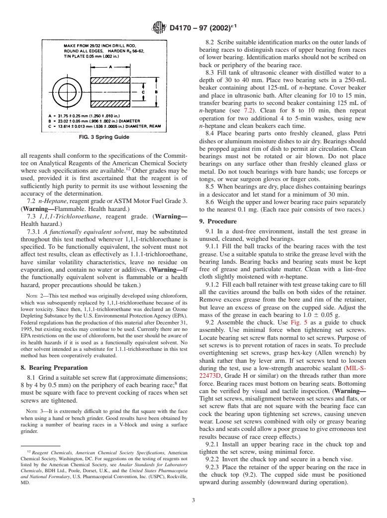 ASTM D4170-97(2002)e1 - Standard Test Method for Fretting Wear Protection by Lubricating Greases