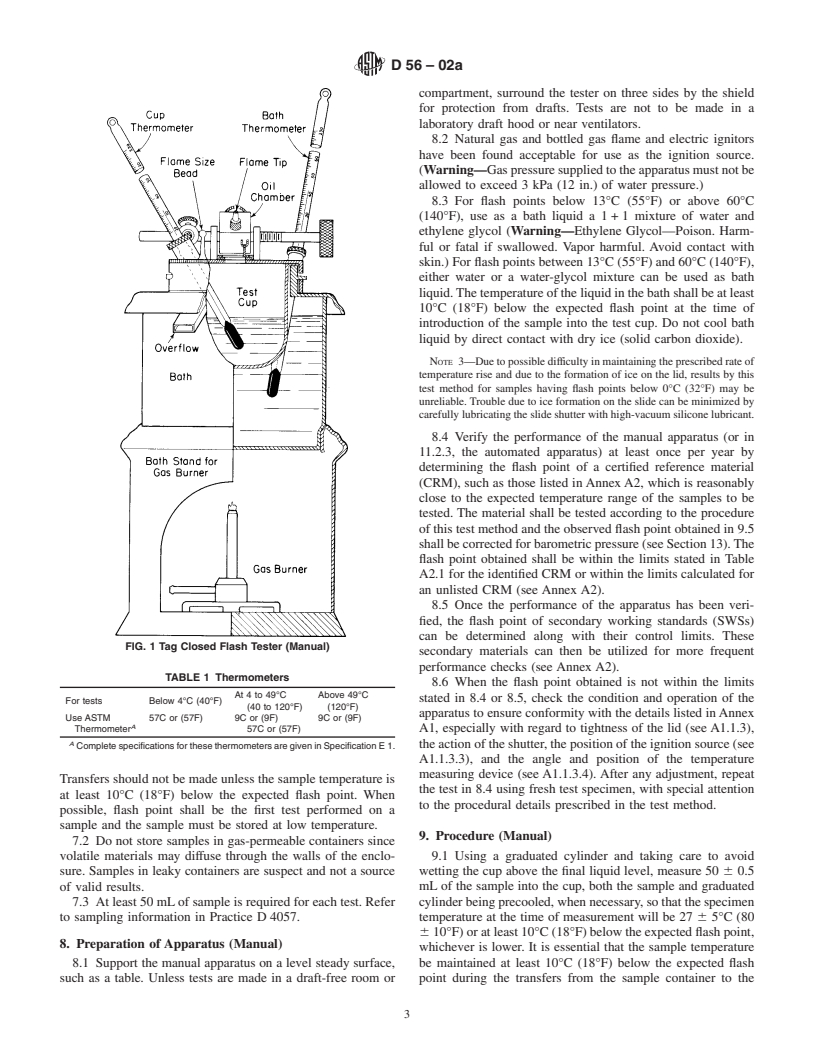 ASTM D56-02a - Standard Test Method for Flash Point by Tag Closed Cup Tester