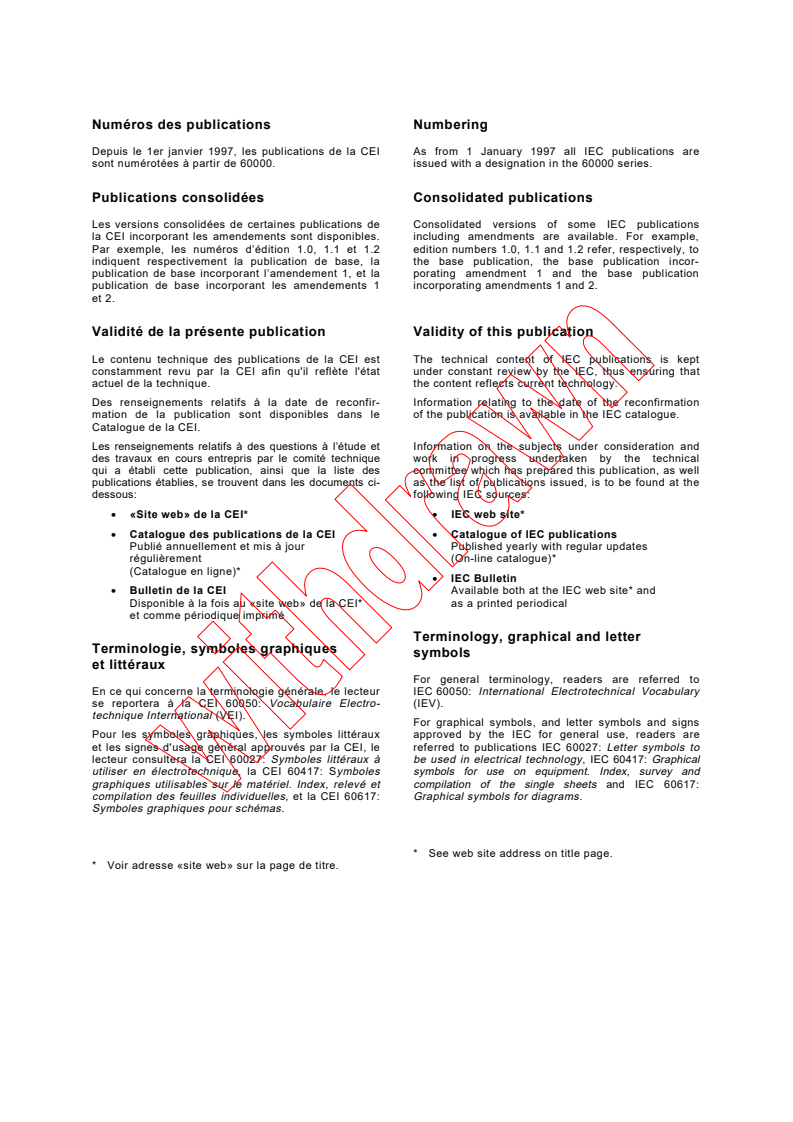 IEC 60317-0-4:1997 IEC 60317-0-4:1997+AMD1:1999 CSV - Specifications for particular types of winding wires - Part 0-4: General requirements - Glass-fibre wound resin or varnish impregnated, bare or enamelled rectangular copper wire
Released:1/31/2000
Isbn:2831850991 - Page 2 preview