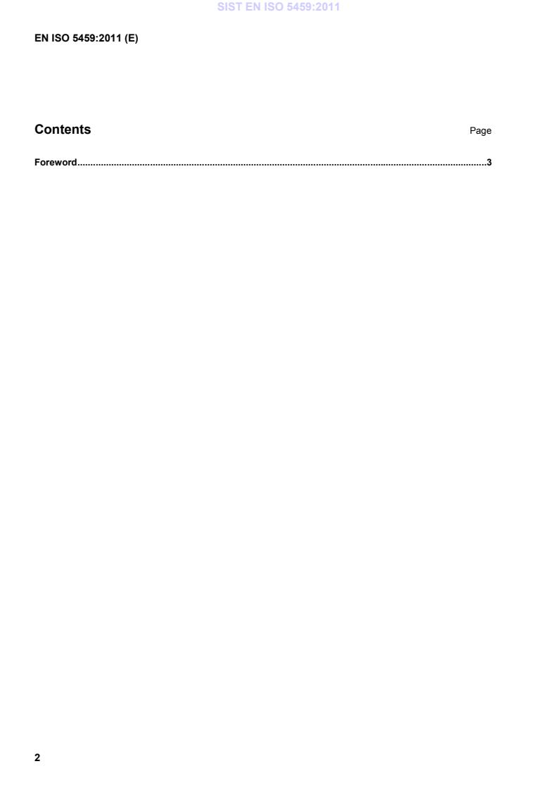 EN ISO 5459:2011 EN ISO 5459:2011 - Page 4 preview