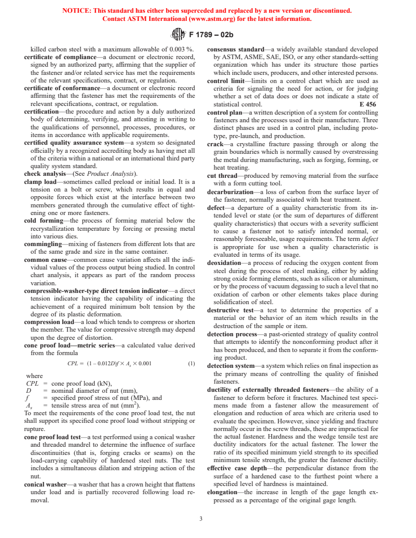 ASTM F1789-02b - Standard Terminology of F16 Mechanical Fasteners
