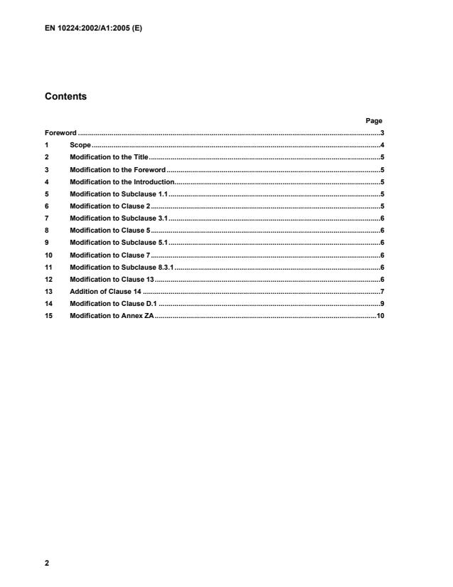 EN 10224:2002/A1:2005 EN 10224:2003/A1:2005 - Page 4 preview
