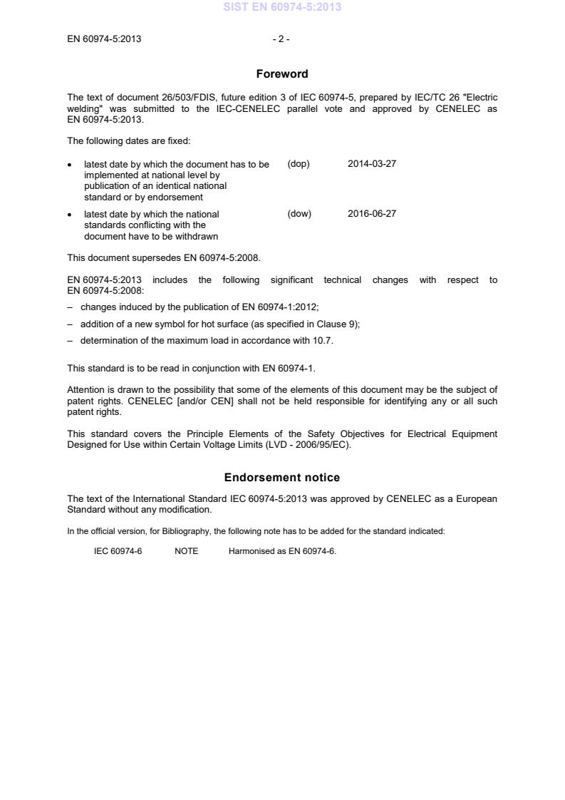 EN 60974-5:2013 EN 60974-5:2013 - Page 4 preview