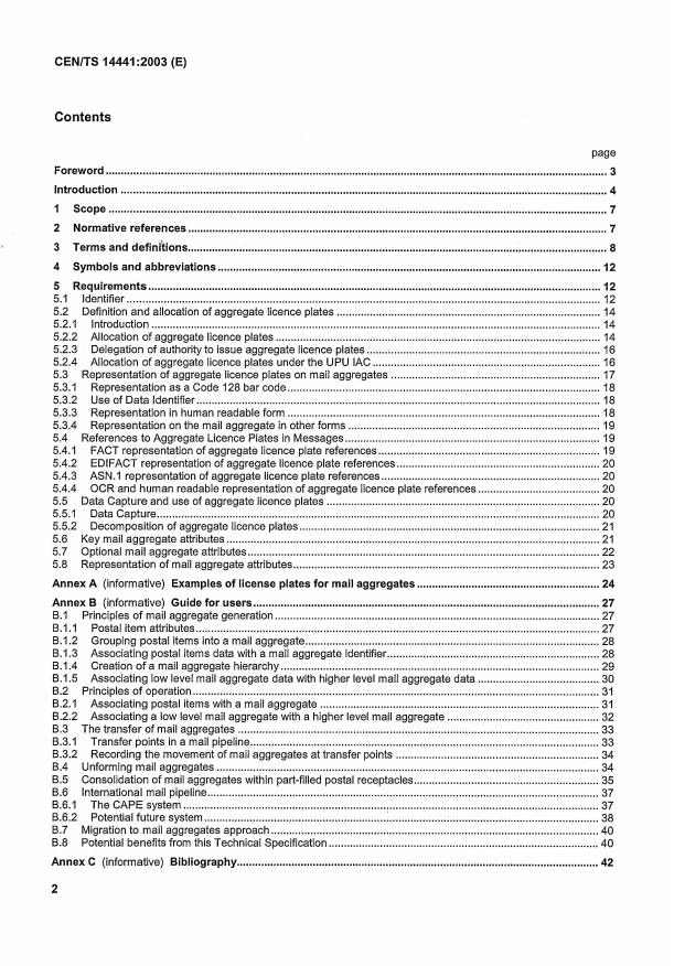 CEN/TS 14441:2005 TS CEN/TS 14441:2005 - Page 4 preview