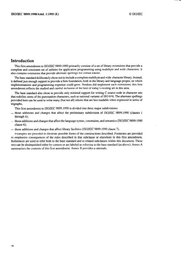 ISO/IEC 9899:1990/Amd 1:1995 ISO/IEC 9899:1990/Amd 1:1995 - C Integrity - Page 4 preview