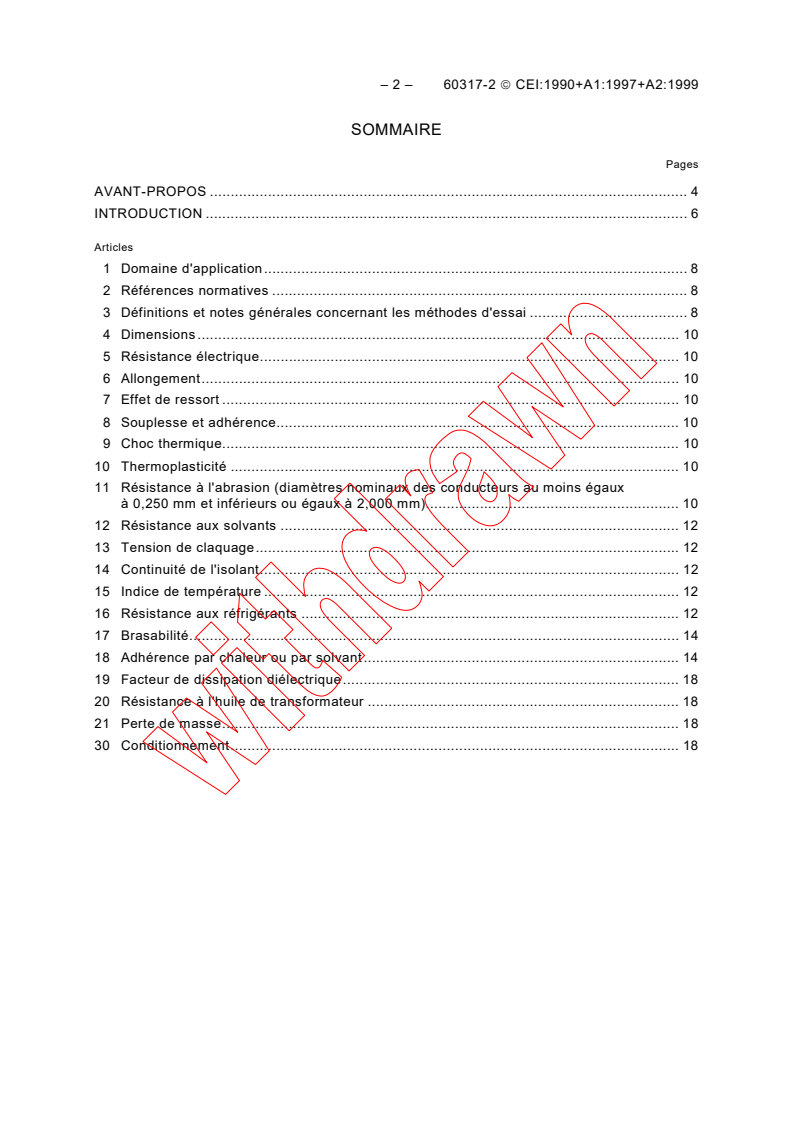 IEC 60317-2:1990 IEC 60317-2:1990+AMD1:1997+AMD2:1999 CSV - Specifications for particular types of winding wires - Part 2: Solderable polyurethane enamelled round copper wire, class 130, with a bonding layer
Released:3/30/2000
Isbn:2831851068 - Page 4 preview