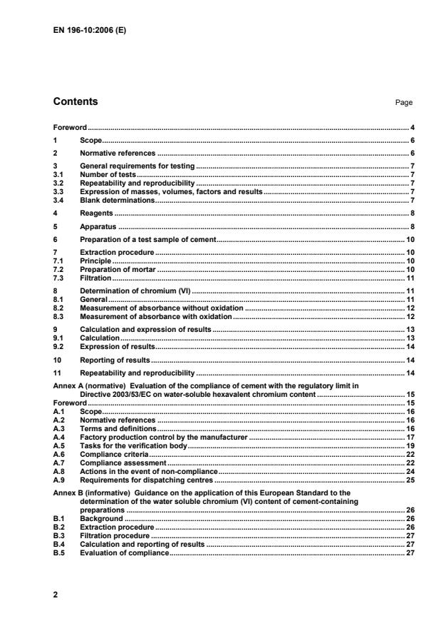 EN 196-10:2006 EN 196-10:2006 - Page 4 preview