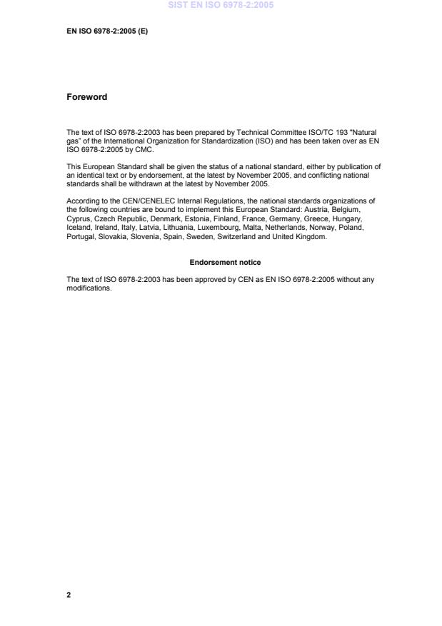 SIST EN ISO 6978-2:2005 SIST EN ISO 6978-2:2005 - Page 4 preview