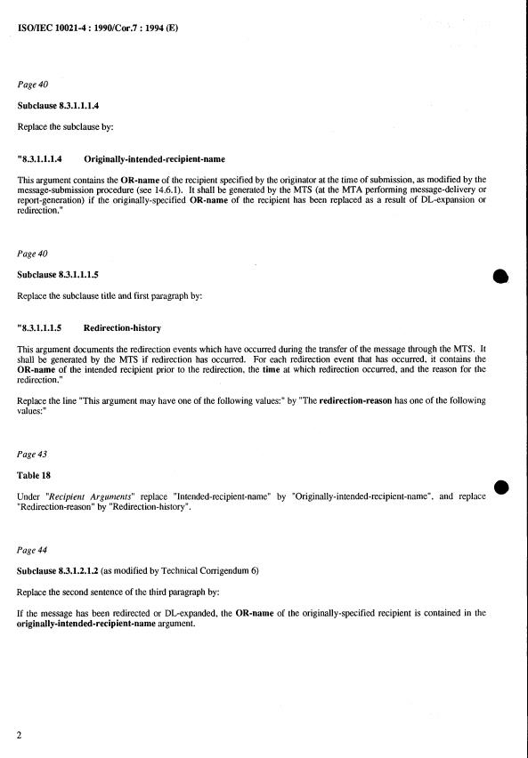 ISO/IEC 10021-4:1990/Cor 7:1994 ISO/IEC 10021-4:1990/Cor 7:1994 - Page 2 preview