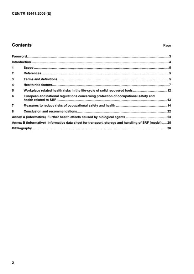 CEN/TR 15441:2006 TP CEN/TR 15441:2007 - Page 4 preview