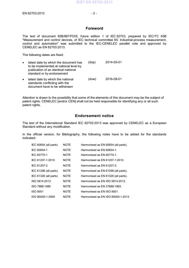 SIST EN 62703:2013 SIST EN 62703:2013 - Page 4 preview