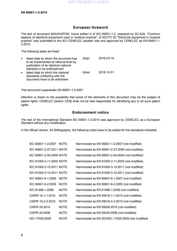 EN 60601-1-2:2015 EN 60601-1-2:2015 - BARVE - Page 4 preview