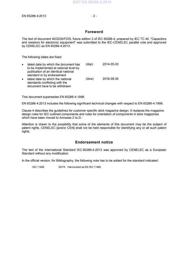 EN 60286-4:2013 EN 60286-4:2014 - Page 4 preview