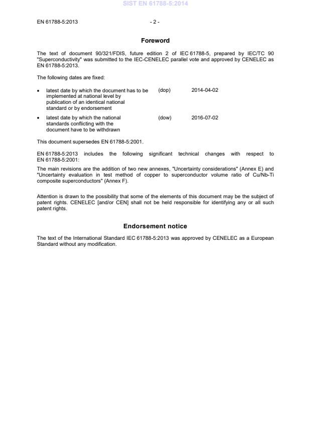 SIST EN 61788-5:2014 SIST EN 61788-5:2014 - Page 4 preview