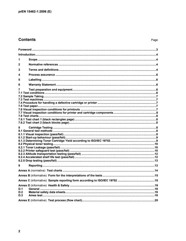 oSIST prEN 15462-1:2006 oSIST prEN 15462-1:2006 - Page 4 preview