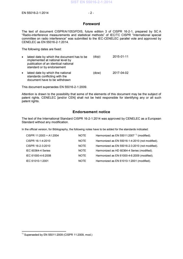 EN 55016-2-1:2014 EN 55016-2-1:2014 - BARVE - Page 4 preview