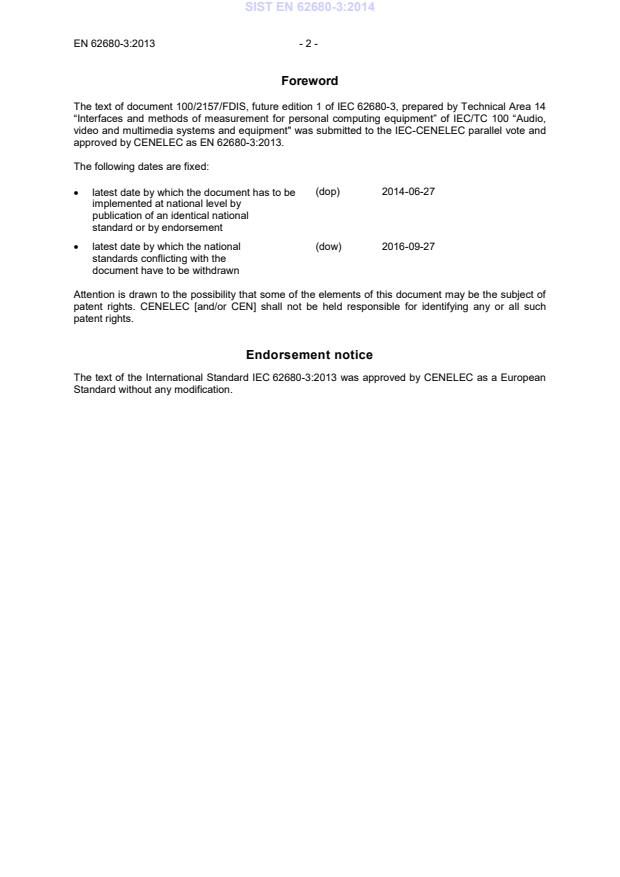 EN 62680-3:2013 EN 62680-3:2014 - BARVE - Page 4 preview