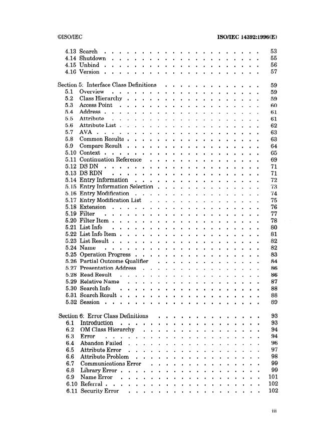 ISO/IEC 14392:1996 - Information technology -- Directory services -- Application Program Interface (API) (Language independent)