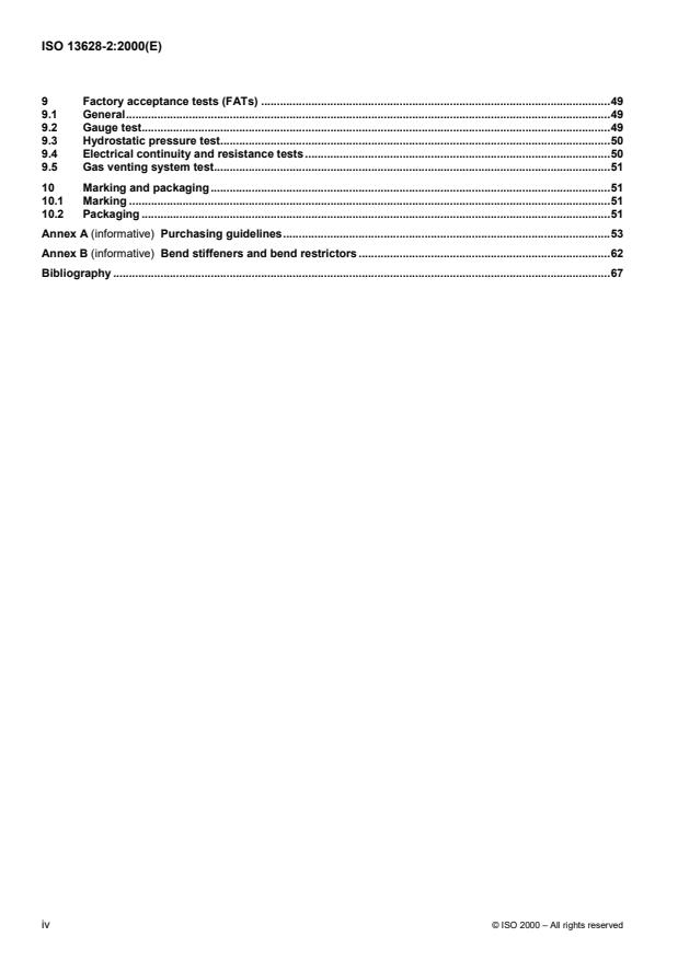 ISO 13628-2:2000 ISO 13628-2:2000 - Petroleum and natural gas industries -- Design and operation of subsea production systems - Page 4 preview