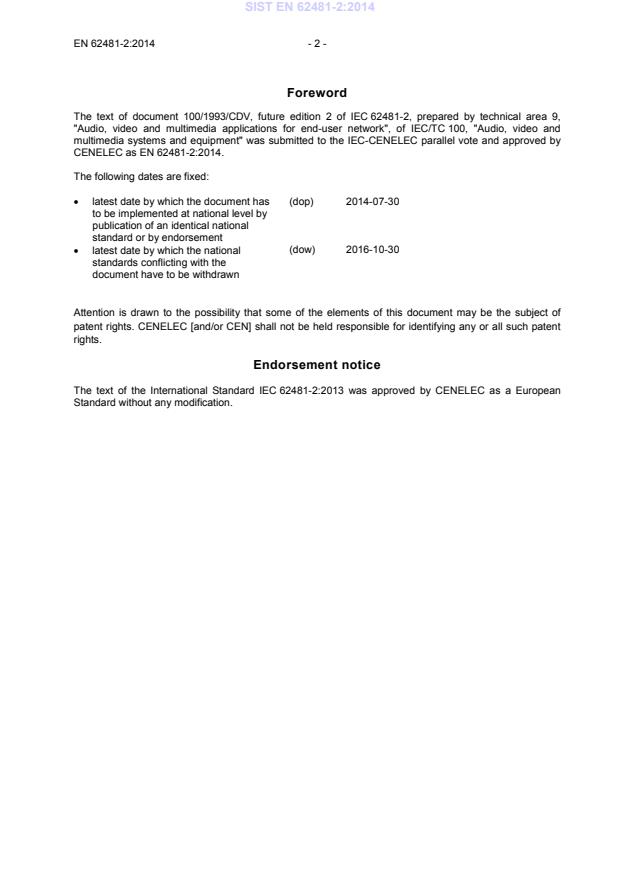 EN 62481-2:2014 EN 62481-2:2014 - Page 4 preview