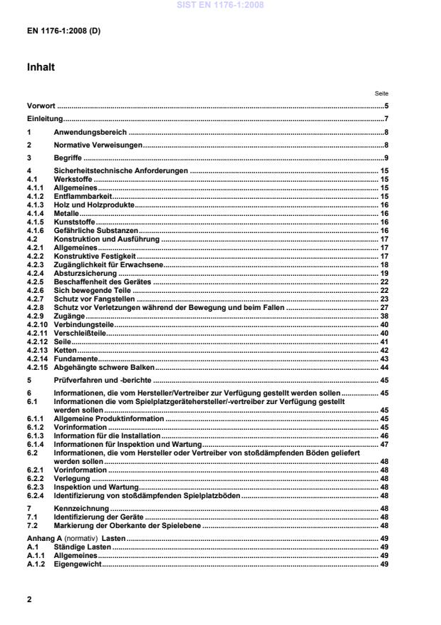 EN 1176-1:2008 EN 1176-1:2008 (DE) - Page 4 preview