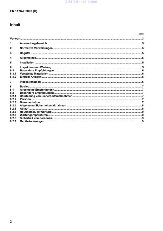 EN 1176-7:2008 EN 1176-7:2008 (DE) - Page 4 preview