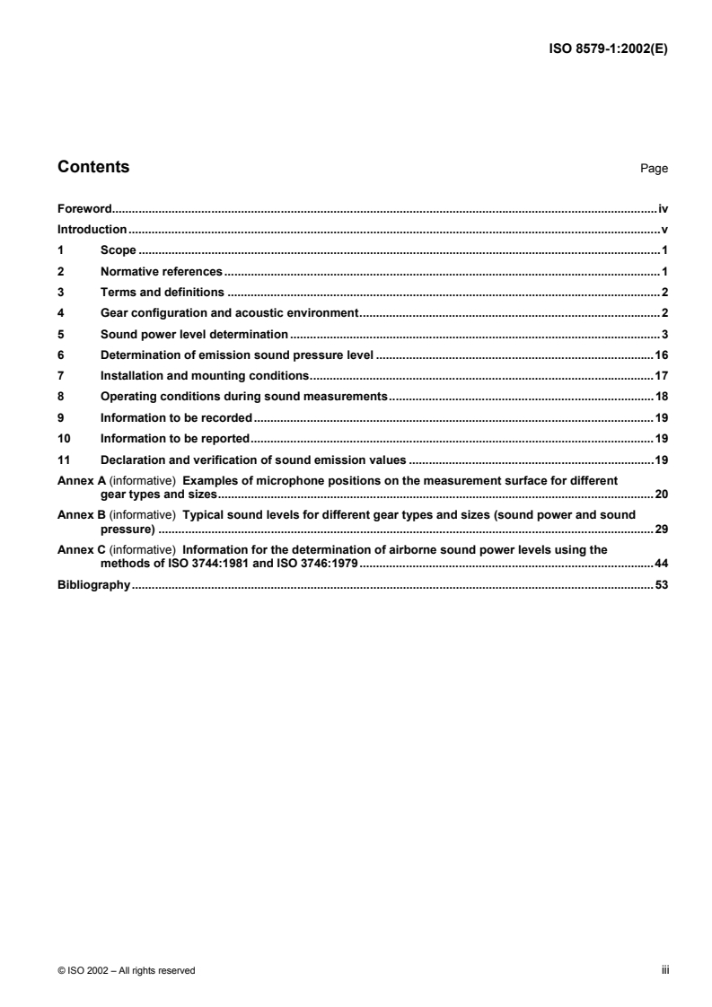 ISO 8579-1:2002 - Acceptance code for gear units — Part 1: Test code for airborne sound
Released:8/8/2002