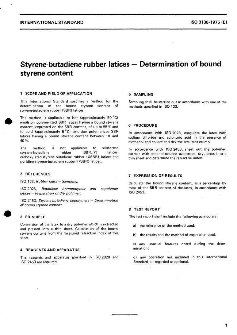 ISO 3136:1975 - Title missing - Legacy paper document