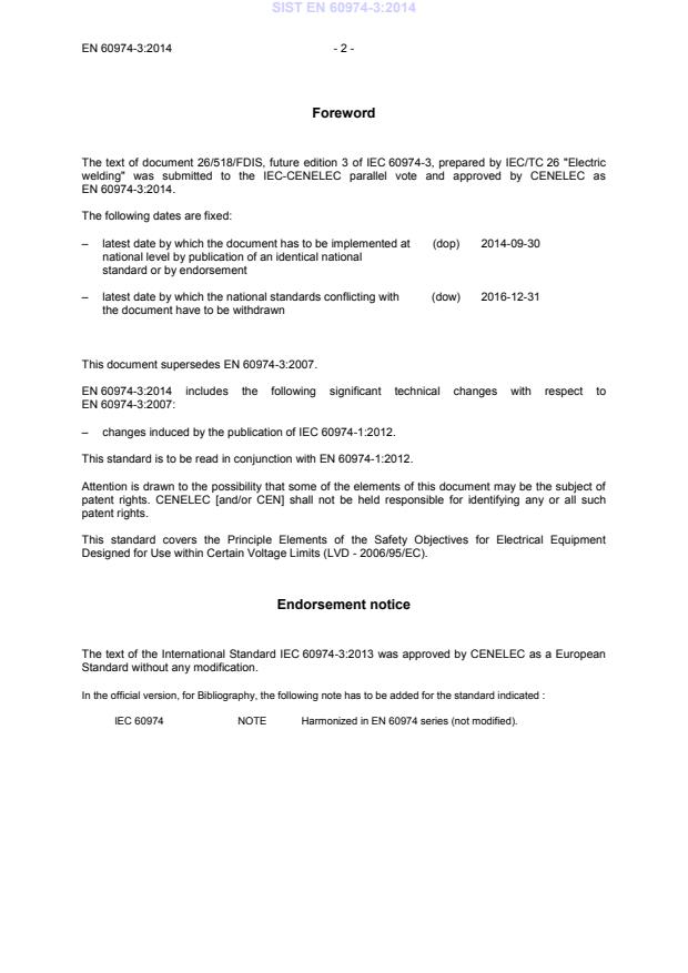 EN 60974-3:2014 EN 60974-3:2014 - Page 4 preview