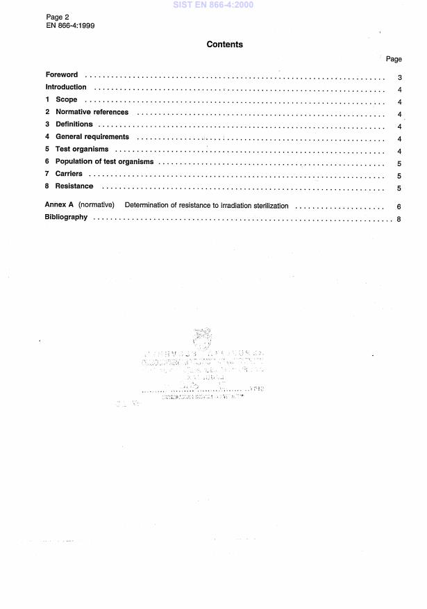 EN 866-4:1999 EN 866-4:2000 - Page 4 preview